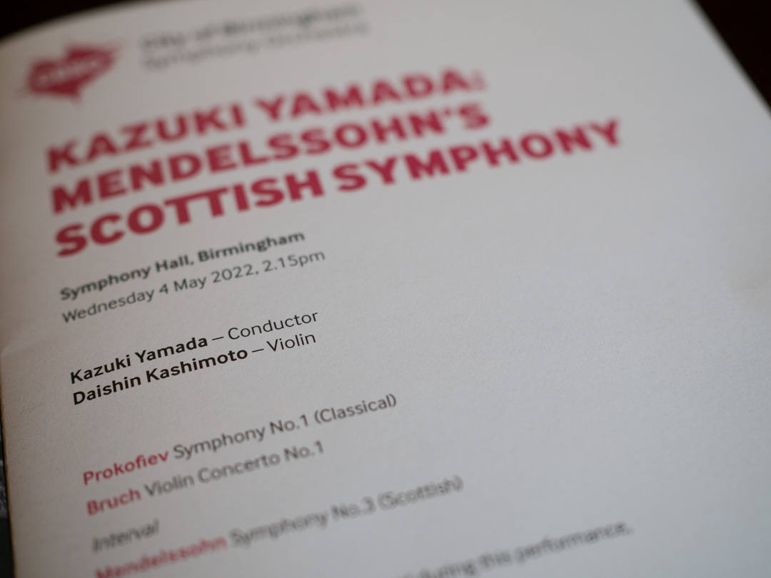 Concert Review: CBSO Mendelssohn's Scottish Symphony (May 2022)