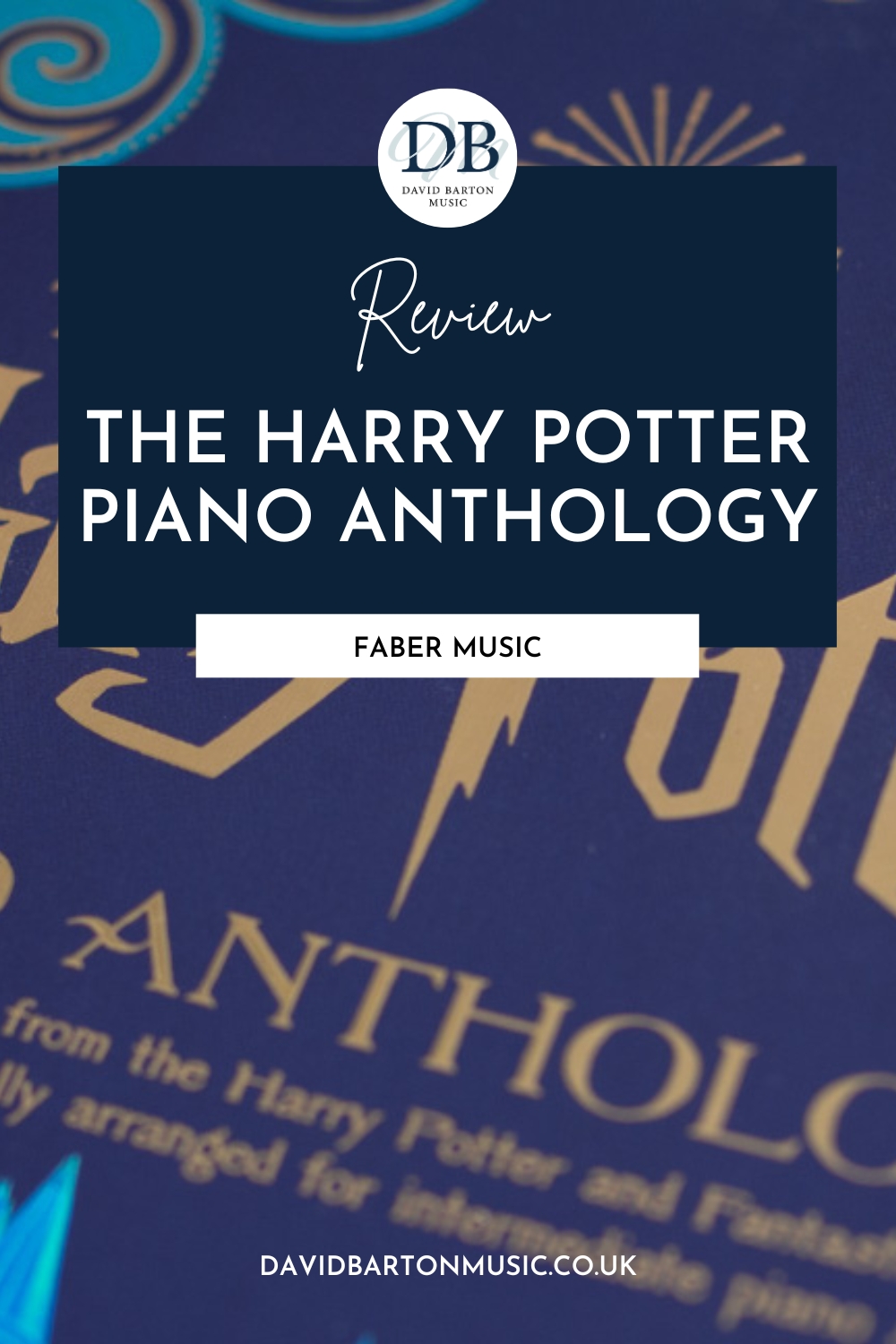 Review: The Harry Potter Piano Anthology - Pinterest Graphic