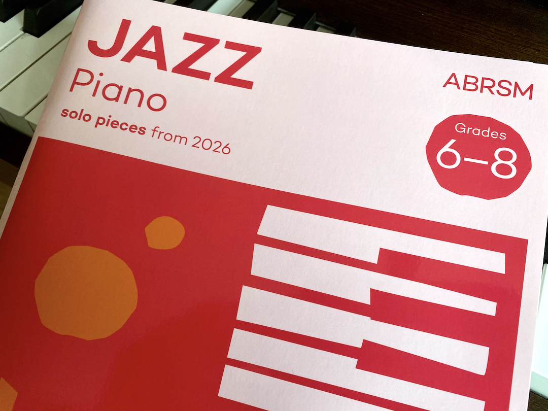 Cover of ABRSM Jazz Piano Solo Pieces Grades 6–8 book, 2026 edition
